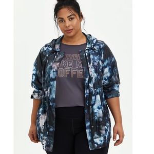 TIE DYE ACTIVE WINDBREAKER